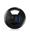 RaidSonic IcyBox Hub do Biurka 2x USB 3.0, 1x USB 3.0 Type-C, audio input/output - nr 24