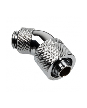 Alphacool HF screw connection 45° 1/4'', chrome (17083)
