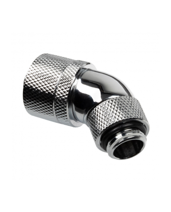 Alphacool HF screw connection 45° 1/4'', chrome (17083)