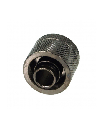 Aquatuning 16/10mm compression fitting straight G1/4 black nickel plated (ID 3/8 OD 5/8)