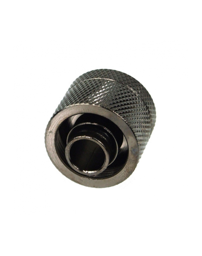 Aquatuning 16/10mm compression fitting straight G1/4 black nickel plated (ID 3/8 OD 5/8) główny