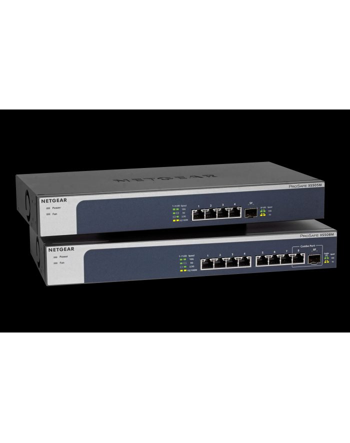 Netgear 5 PT 10-Gigabit/Multi-Gigabit Ethernet Unmanaged Rack Switch (XS505M) główny