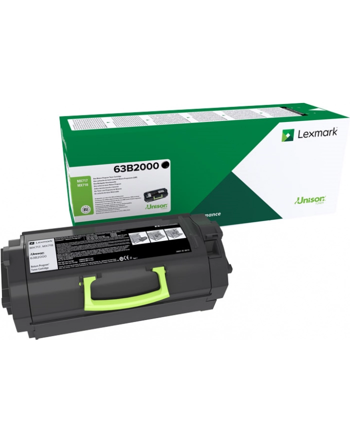 Lexmark Toner MX717,718 11K BK 63B2000 główny
