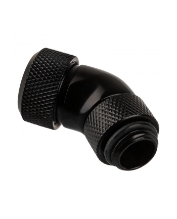 Alphacool Eiszapfen 45° pipe connection 1/4'' on 13mm, black - 17407 nr 1