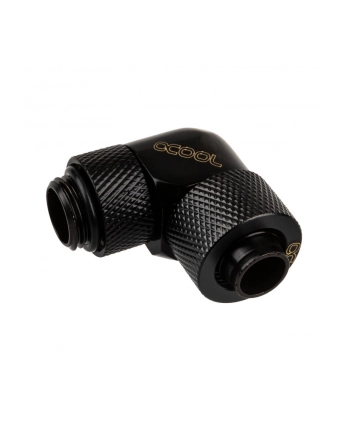 Alphacool Eiszapfen screw connection 90°, black - 17230