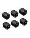 Alphacool Eiszapfen hose fitting 1/4'' on 16/10mm, 6-pack black - 17234 - nr 6