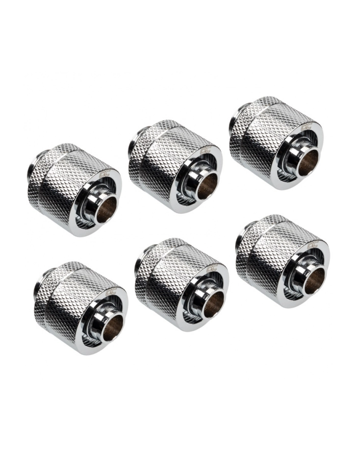 Alphacool Eiszapfen hose fitting 1/4'' on 16/10mm, 6-pack chrome-plated - 17235 główny