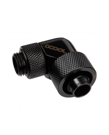 Alphacool Eiszapfen 90° hose fitting 1/4'' on 16/10mm, black - 17236
