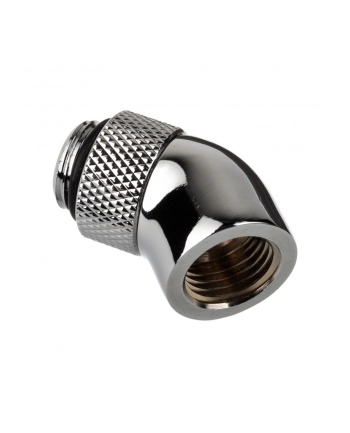 Alphacool Eiszapfen 45° angle adapter 1/4'', chrome-plated - 17247