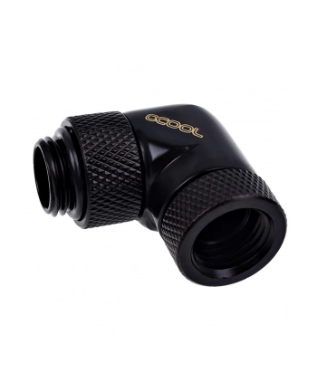 Alphacool Eiszapfen angle adapter 90° 1/4'', deep black - 17260