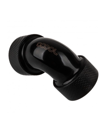 Alphacool Eiszapfen 90° 16mm L connector for pipes 1/4'', black - 17298