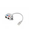 Lanberg adapter rozdzielacz Lan RJ45/2x RJ45 FTP - nr 12