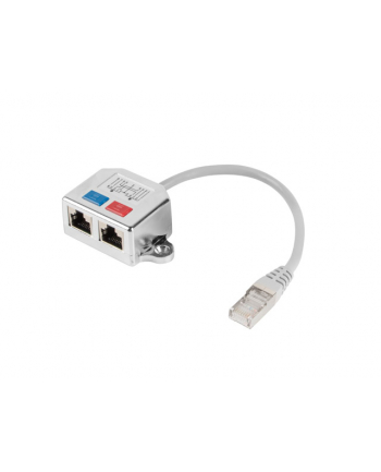 Lanberg adapter rozdzielacz Lan RJ45/2x RJ45 FTP