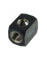 Alphacool distributing connector 3-shelf 1/4'', black - 17030 - nr 1