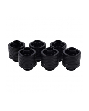 Alphacool Eiszapfen hose fitting 1/4'' on 16/10mm, 6-pack black - 17234