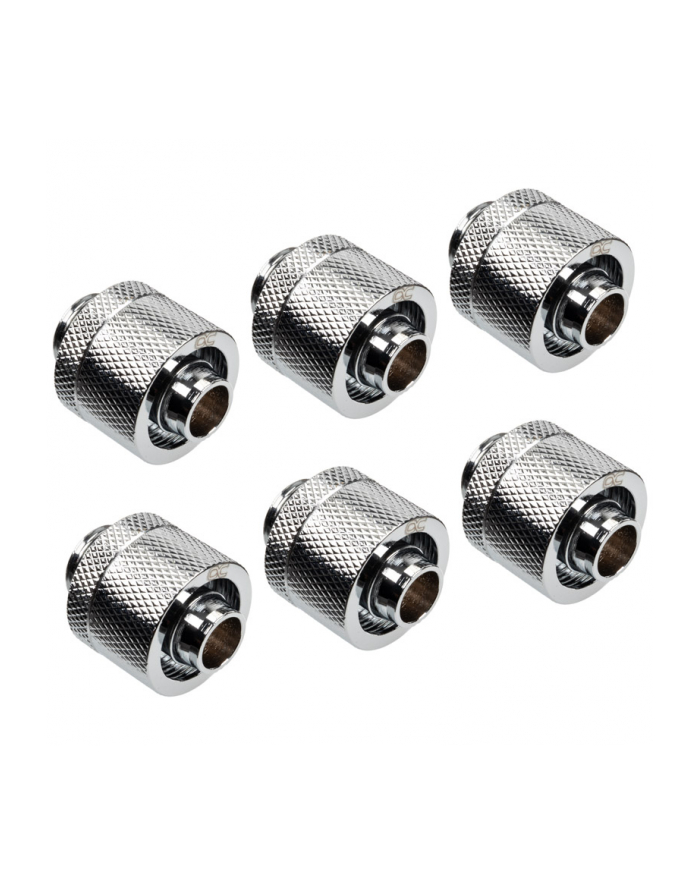 Alphacool Eiszapfen hose fitting 1/4'' on 16/10mm, 6-pack chrome-plated - 17235 główny