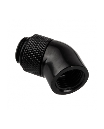 Alphacool Eiszapfen 45° angle adapter 1/4'', black - 17246