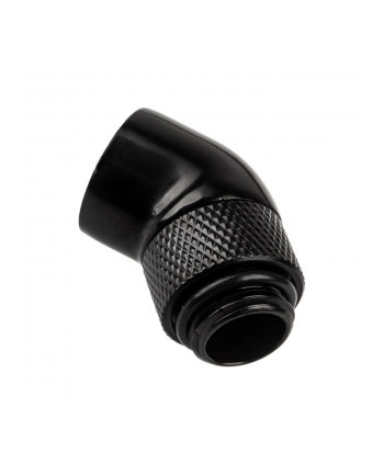 Alphacool Eiszapfen 45° angle adapter 1/4'', black - 17246