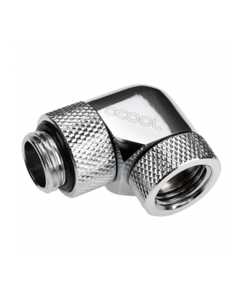 Alphacool Eiszapfen 90° L-angle adapter 1/4'', chrome-plated - 17261 nr 1