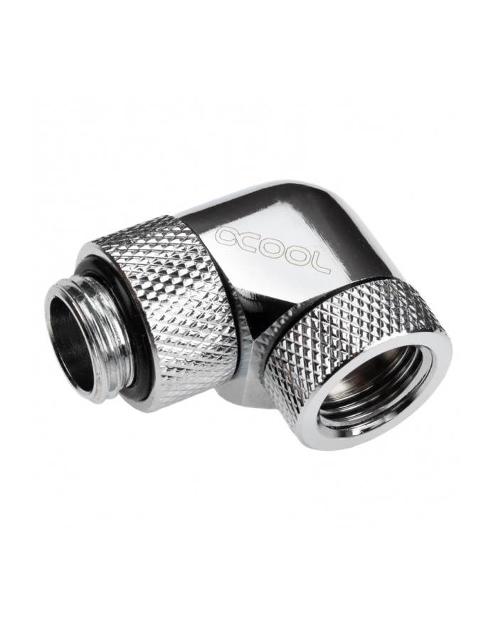Alphacool Eiszapfen 90° L-angle adapter 1/4'', chrome-plated - 17261 główny