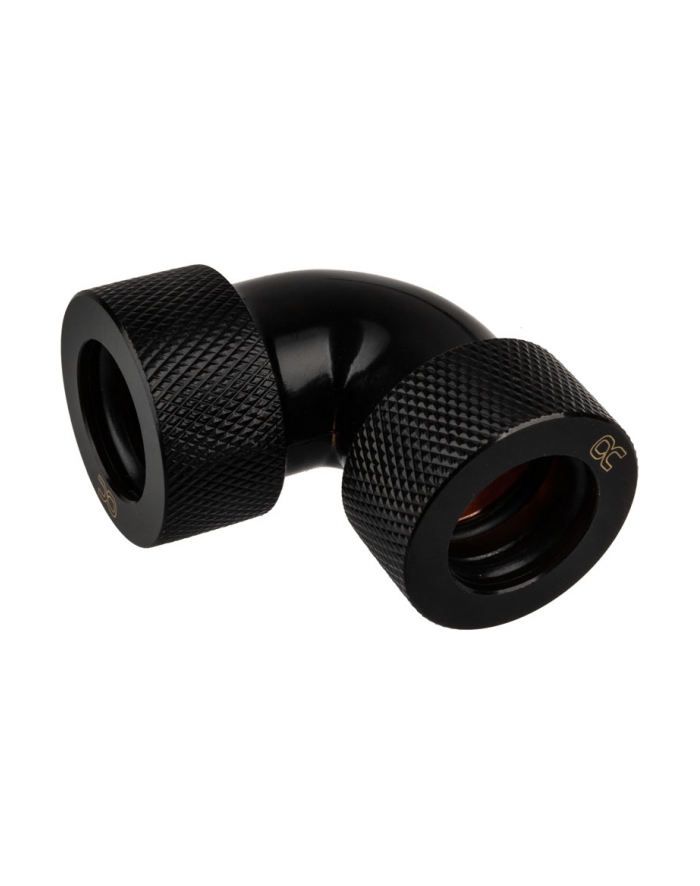 Alphacool Eiszapfen 90° 16mm L connector for pipes 1/4'', black - 17298 główny