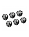 Alphacool Eiszapfen pipe connection 1/4'' on 13/10mm, chrome-plated, 6-pack - 17376 - nr 3
