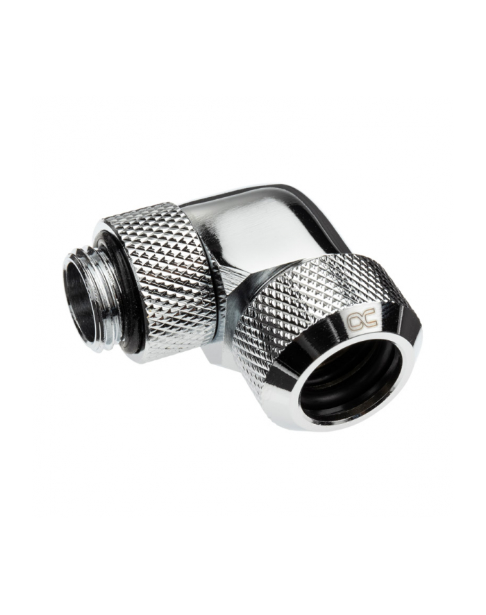 Alphacool Eiszapfen 90° pipe connection 1/4'' on 13mm, chrome-plated - 17392 główny