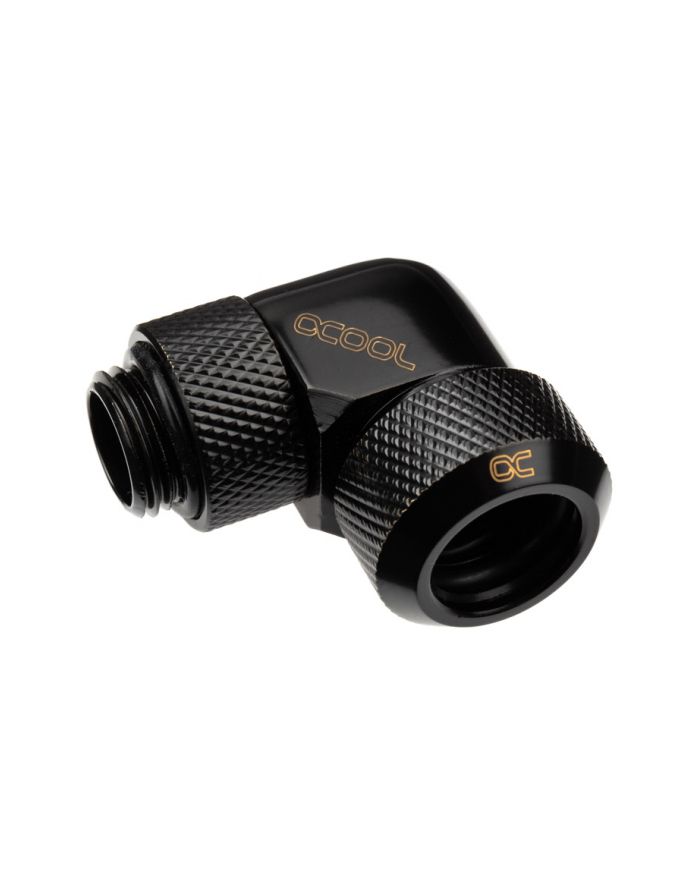 Alphacool Eiszapfen 90° pipe connection 1/4'' on 13mm, black - 17393 główny