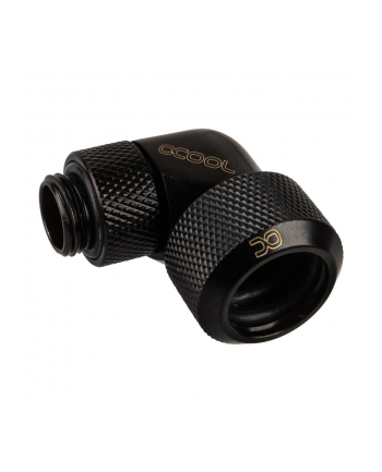 Alphacool Eiszapfen 90° pipe connection 1/4'' on 16mm, black (17395)