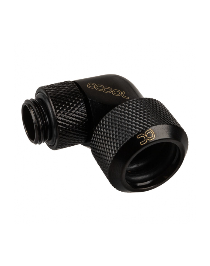 Alphacool Eiszapfen 90° pipe connection 1/4'' on 16mm, black (17395) główny