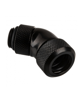 Alphacool Eiszapfen 45° pipe connection 1/4'' on 13mm, black - 17407