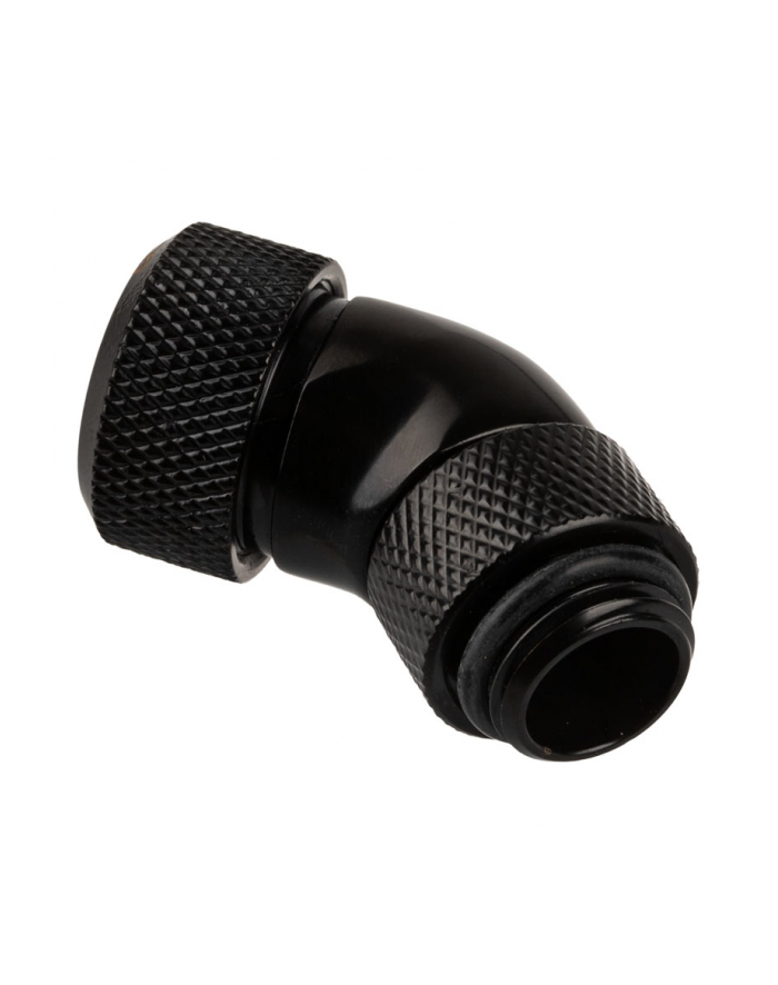 Alphacool Eiszapfen 45° pipe connection 1/4'' on 13mm, black - 17407 główny