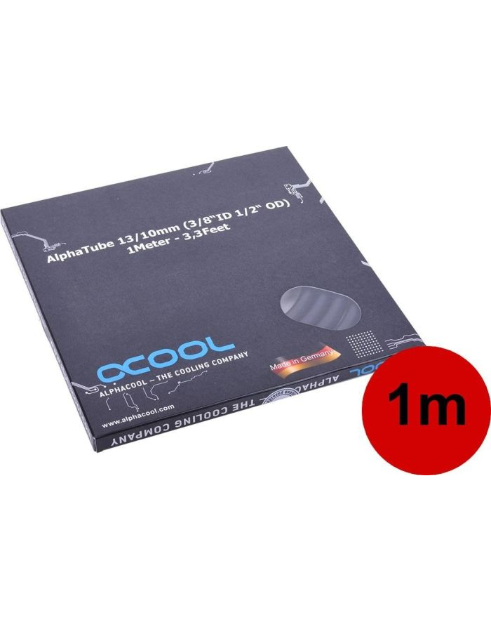 Alphacool AlphaTube HF, 13/10mm, 1m, UV black - 18533 główny