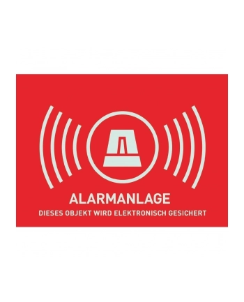 ABUS WarnSticker Alarm -D- 148x105mm nr 2