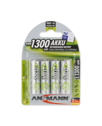 Ansmann Mignon NiMh Bateria 4xAA 1300mA