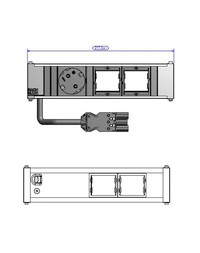 Bachmann CONI 1xKontakt 2xABD główny