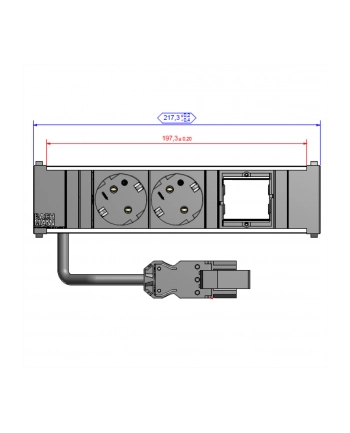 Bachmann CONI 2x Gniazda 1xABD