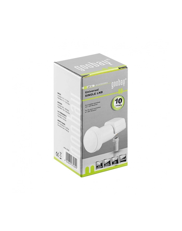 goobay Single Universal LNB 0,1dB główny