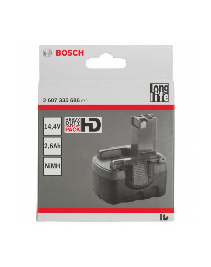 Bosch Akumulator-bateria 14,4V 2,6 Ah NiMH black - 2607335686 główny