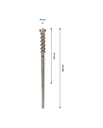 Bosch Wiertło przebiciowe max 9 45mm