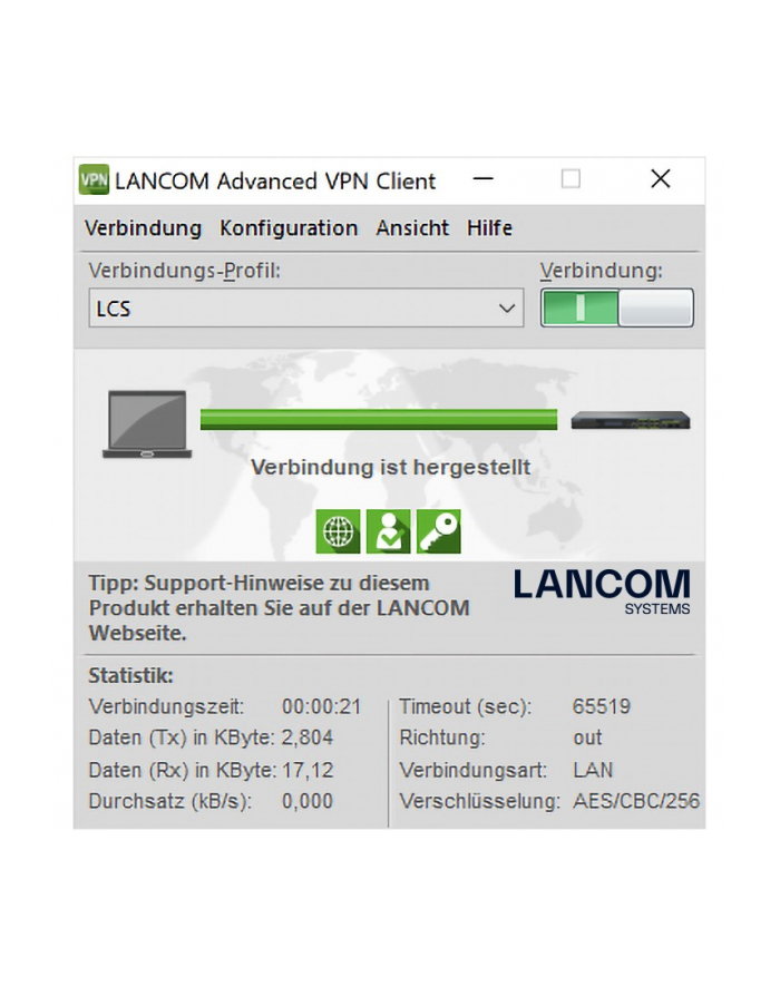 Lancom Advanced VPN Client WIN 10User główny
