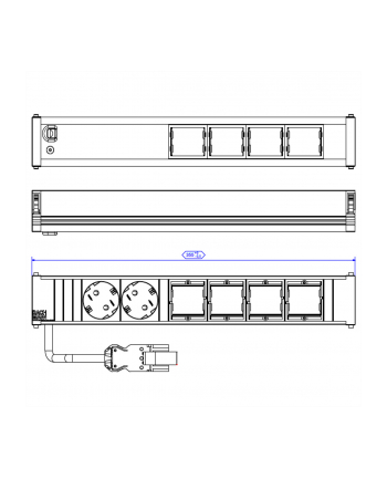 Bachmann CONI 2x Gniazda 4xABD nr 1