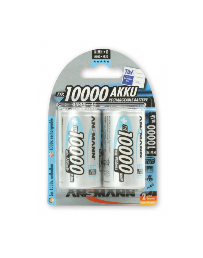 Ansmann 2xD NM 1.2V/10000mAh główny