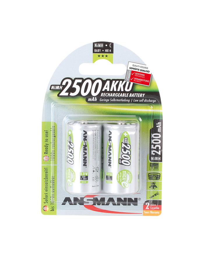 Ansmann 2xC NM 1.2V/ 2500mAh główny