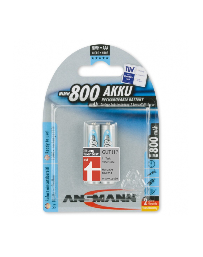 Ansmann maxE 2xAAA NM 1.2V/ 800mAh główny