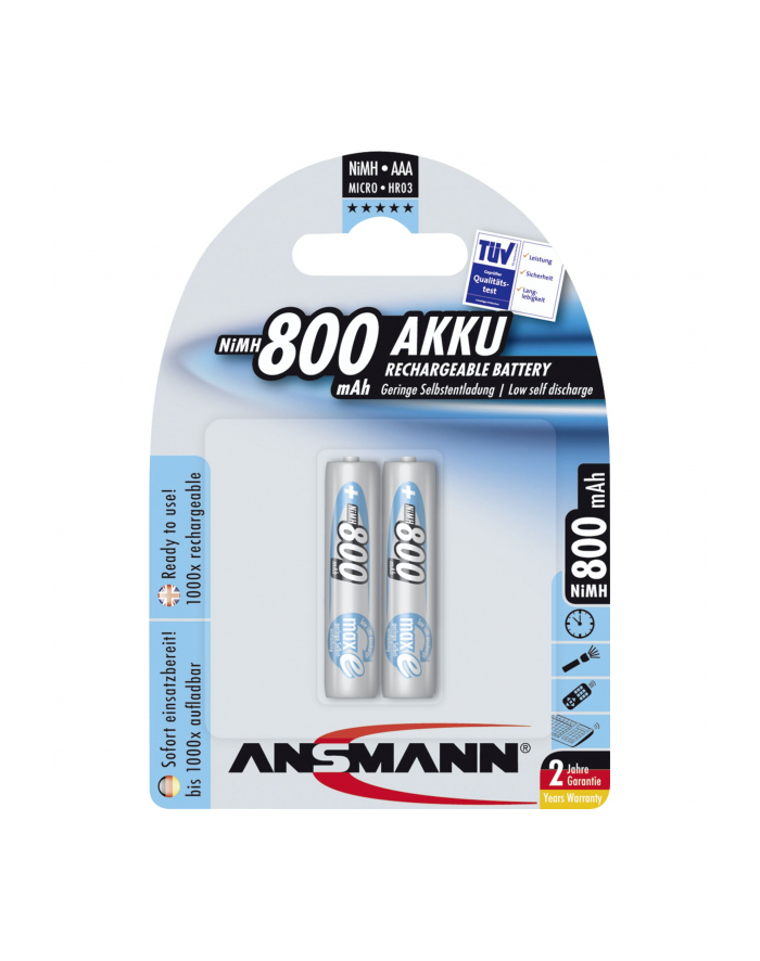 Ansmann maxE 2xAAA NM 1.2V/ 800mAh główny