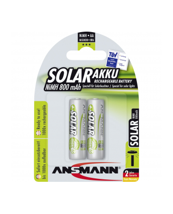 Ansmann Mignon Solar NiMh Bateria 2xAA 800mA