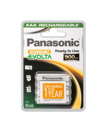 Panasonic Rechargeable EvoltaAAA HHR-4XXE/4BC - Micro 900mAh
