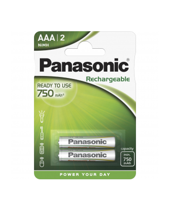 Panasonic Rechargeable EVOLTA AAA P03E/2BC - Micro