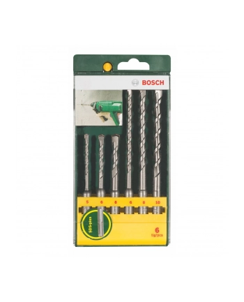 Bosch SDS-plus-S2 Zestaw wierteł - 6 sztuk nr 2